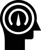 Brain idea symbol icon vector image. Illustration of the creative intelligence think design image