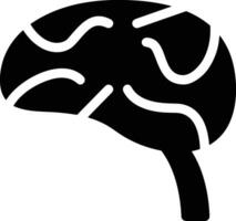 Brain idea symbol icon vector image. Illustration of the creative intelligence think design image