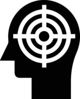 Brain idea symbol icon vector image. Illustration of the creative intelligence think design image