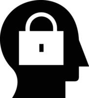 Brain idea symbol icon vector image. Illustration of the creative intelligence think design image. EPS 10