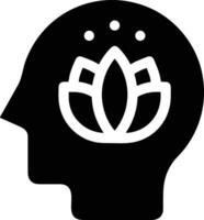 Brain idea symbol icon vector image. Illustration of the creative intelligence think design image