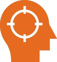 Brain idea symbol icon vector image. Illustration of the creative intelligence think design image