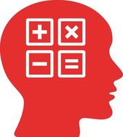 Brain idea symbol icon vector image. Illustration of the creative intelligence think design image