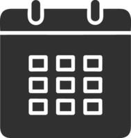 Calendar schedule icon symbol image vector. Illustration of the modern appointment reminder agenda symbol graphic design image. EPS 10 vector