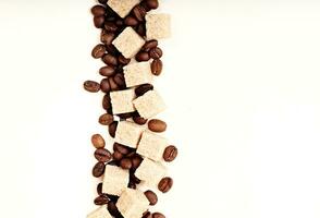 Vintage coffee beans photo