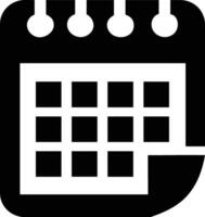 Calendar schedule icon symbol image vector. Illustration of the modern appointment reminder agenda symbol graphic design image. EPS 10 vector