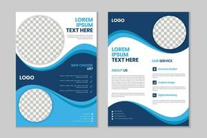 Brochure cover design, flyer template design, business brochure, annual report, portfolio, magazine, poster, modern presentation, a4 size banner template design vector