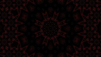 Abstract neon Kaleida background animation, music background, parties and discos show Seamless loop. 4K Seamless loop kaleidoscopic background video