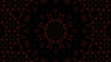 Abstract neon Kaleida background animation, music background, parties and discos show Seamless loop. 4K Seamless loop kaleidoscopic background video