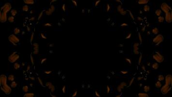 Abstract neon Kaleida background animation, music background, parties and discos show Seamless loop. 4K Seamless loop kaleidoscopic background video