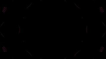 Abstract neon Kaleida background animation, music background, parties and discos show Seamless loop. 4K Seamless loop kaleidoscopic background video