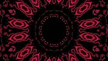 Abstract neon Kaleida background animation, music background, parties and discos show Seamless loop. 4K Seamless loop kaleidoscopic background video