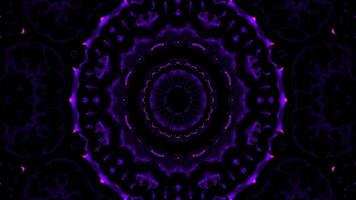 Abstract neon Kaleida background animation, music background, parties and discos show Seamless loop. 4K Seamless loop kaleidoscopic background video
