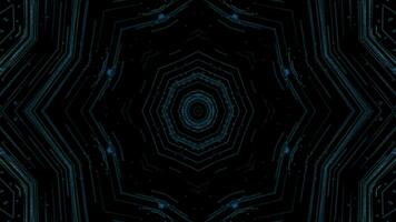 Abstract neon Kaleida background animation, music background, parties and discos show Seamless loop. 4K Seamless loop kaleidoscopic background video
