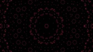 Abstract neon Kaleida background animation, music background, parties and discos show Seamless loop. 4K Seamless loop kaleidoscopic background video