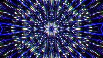 Abstract neon Kaleida background animation, music background, parties and discos show Seamless loop. 4K Seamless loop kaleidoscopic background video