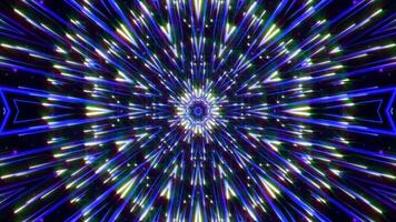 Abstract neon Kaleida background animation, music background, parties and discos show Seamless loop. 4K Seamless loop kaleidoscopic background video