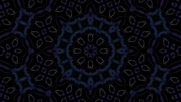 Abstract neon Kaleida background animation, music background, parties and discos show Seamless loop. 4K Seamless loop kaleidoscopic background video