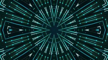 Abstract neon Kaleida background animation, music background, parties and discos show Seamless loop. 4K Seamless loop kaleidoscopic background video