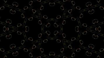 Abstract neon Kaleida background animation, music background, parties and discos show Seamless loop. 4K Seamless loop kaleidoscopic background video