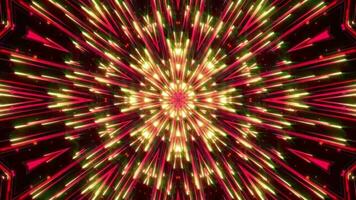 Abstract neon Kaleida background animation, music background, parties and discos show Seamless loop. 4K Seamless loop kaleidoscopic background video