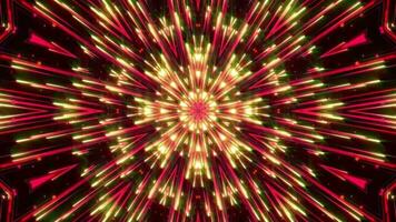 Abstract neon Kaleida background animation, music background, parties and discos show Seamless loop. 4K Seamless loop kaleidoscopic background video