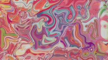 abstract multicolored liquid wave video