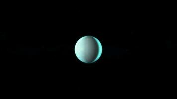 Uranus planet animated video