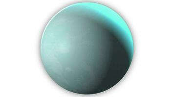 Uranus planet animated video