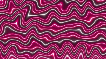 glowing neon line wave background animation video