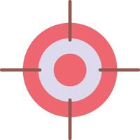 Target Flat Icon vector