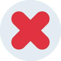 Cancel Line Icon vector