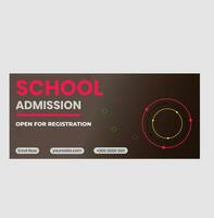 School Admission Application vector