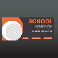 School Admission Application vector