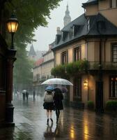 Rain in europe photo