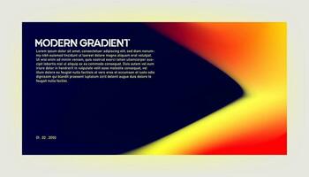 Modern Background Design with Gradient and Grain Texture. Minimalist Gradient Background with geometric shapes for Website design, landing page, wallpaper, banner, poster, flyer, and presentation vector