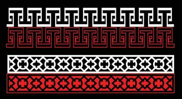 Decorative wall panels set Jali design CNC pattern,laser cutting pattern,router CNCcutting. vector