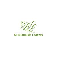 Abstract initial letter NL or LN logo in green color isolated on white background applied for lawn business company logo design inspiration template vector