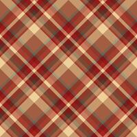 Tartan scotland seamless plaid pattern vector. Retro background fabric. Vintage check color square geometric texture. vector