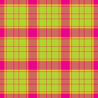 Plaid seamless pattern. Vector background of textile ornament. Flat fabric design.