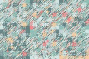 Modern glitch background. Color geometric abstract pattern vector. vector