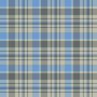 Plaid seamless pattern. Vector background of textile ornament. Flat fabric design.