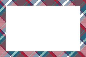 Rectangle borders and Frames vector. Border pattern geometric vintage frame design. Scottish tartan plaid fabric texture. Template for gift card, collage, scrapbook or photo album and portrait. vector