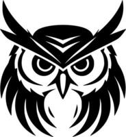 Owl - Minimalist and Flat Logo - Vector illustration