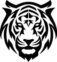 tigre, minimalista y sencillo silueta - vector ilustración