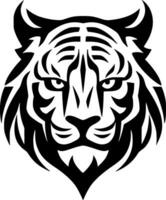 tigre, minimalista y sencillo silueta - vector ilustración