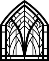 Stained Glass, Minimalist and Simple Silhouette - Vector illustration