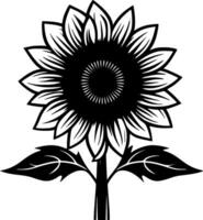 Sunflower - High Quality Vector Logo - Vector illustration ideal for T-shirt graphic