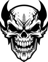 Skull - High Quality Vector Logo - Vector illustration ideal for T-shirt graphic