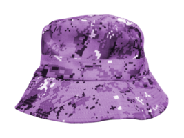 graphic purple bucket hat isolated PNG transparent